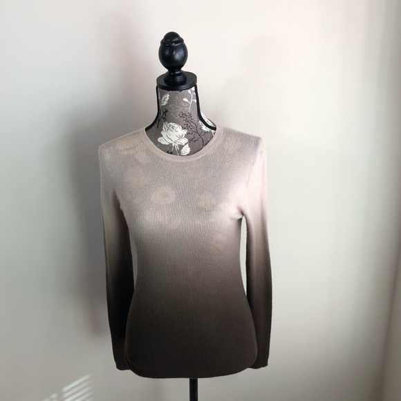 Michael Kors Collection Tops - Michael Kors Collection Ombré Long Sleeve Top